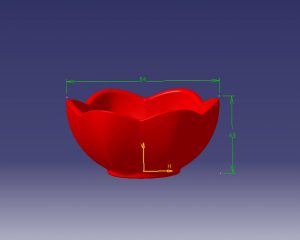 قالب ترشی خوری مدل گل